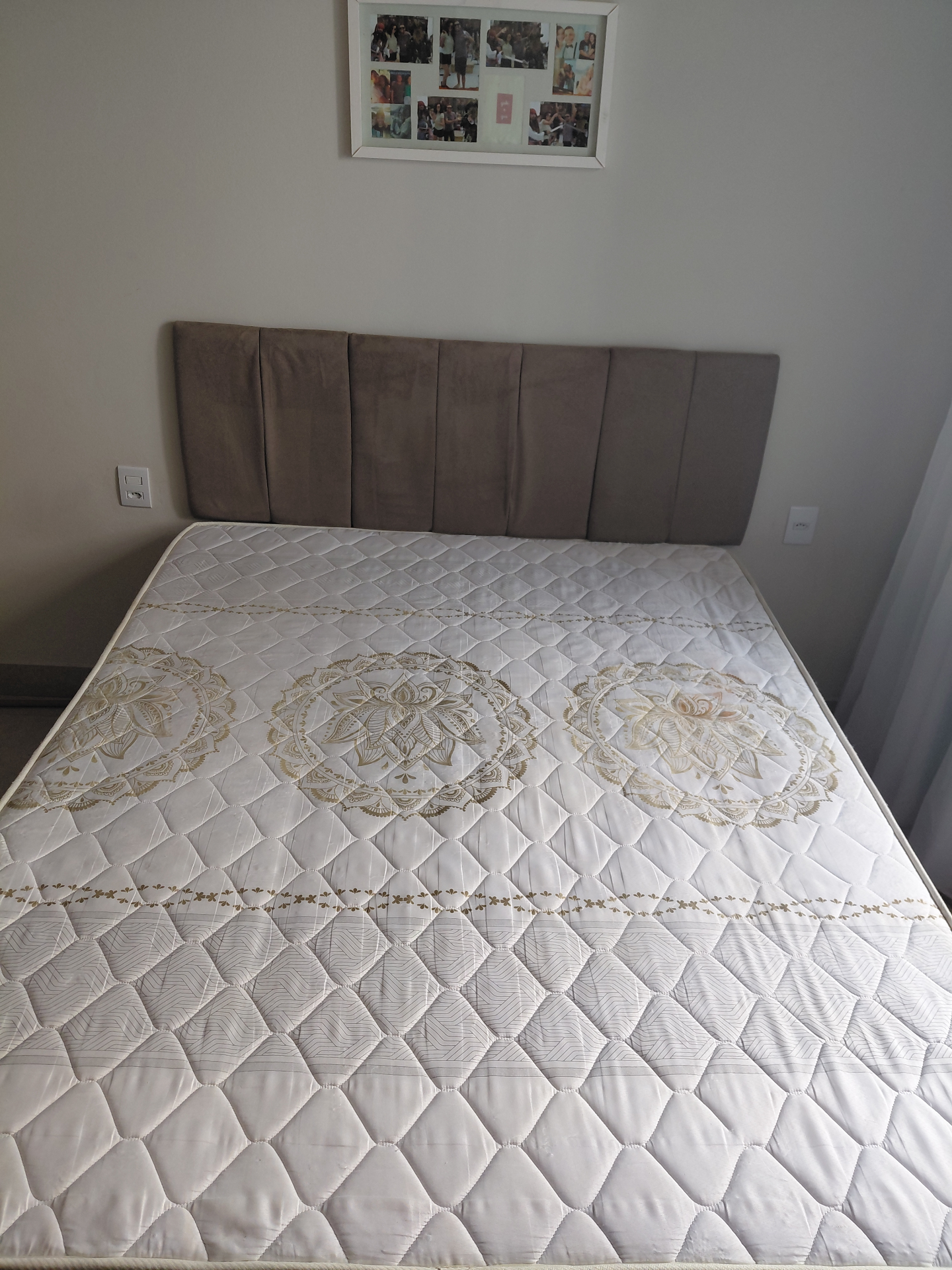 Colchão de casal higienizado pela BX Prime